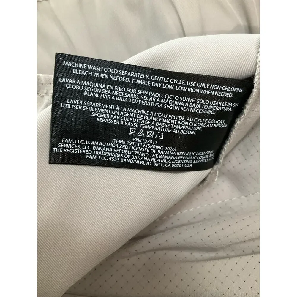 Banana Republic Men's Size 38 X 34 Tan Chino Pants NWT